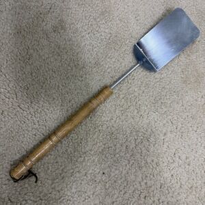 Hueck Wooden Handle Metal Spatula for Cooking and Grilling